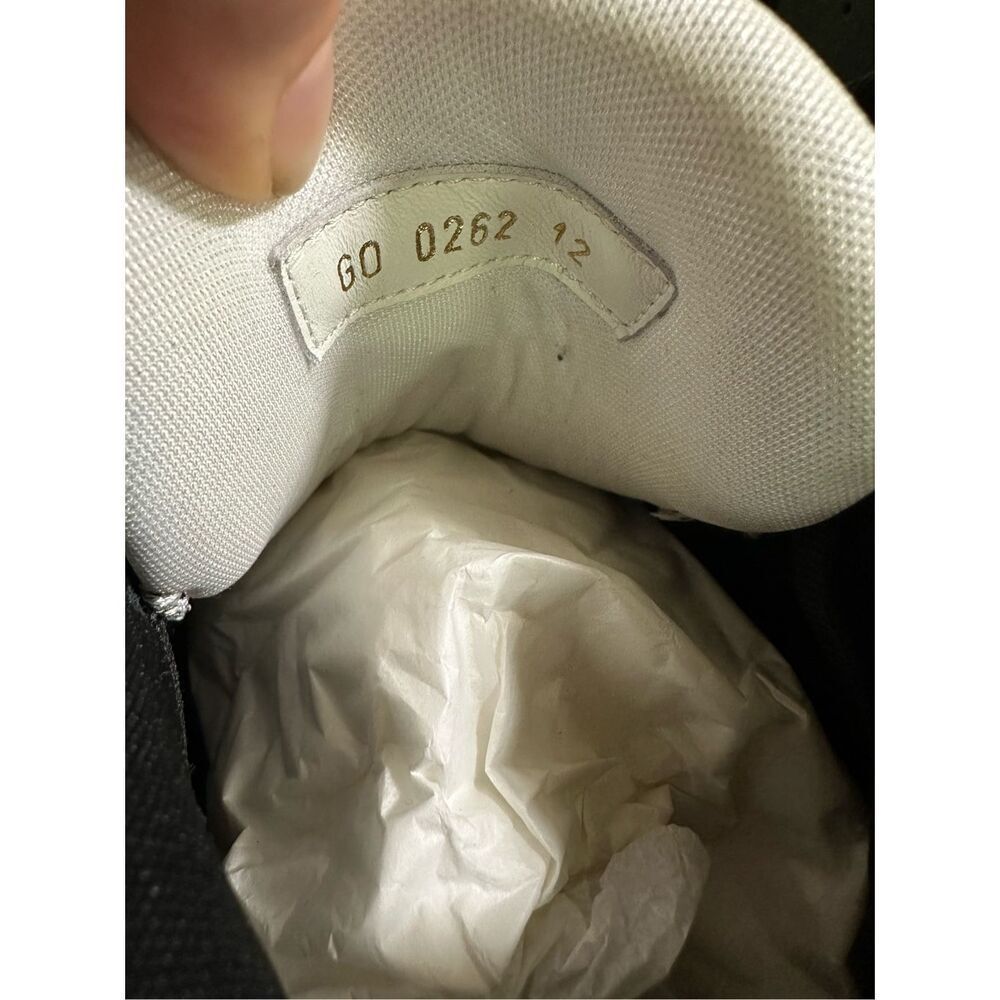 Louis Vuitton LV Trainer 2 High Top Sneakers 12 Black Blue White Monogram - Picture 7 of 8